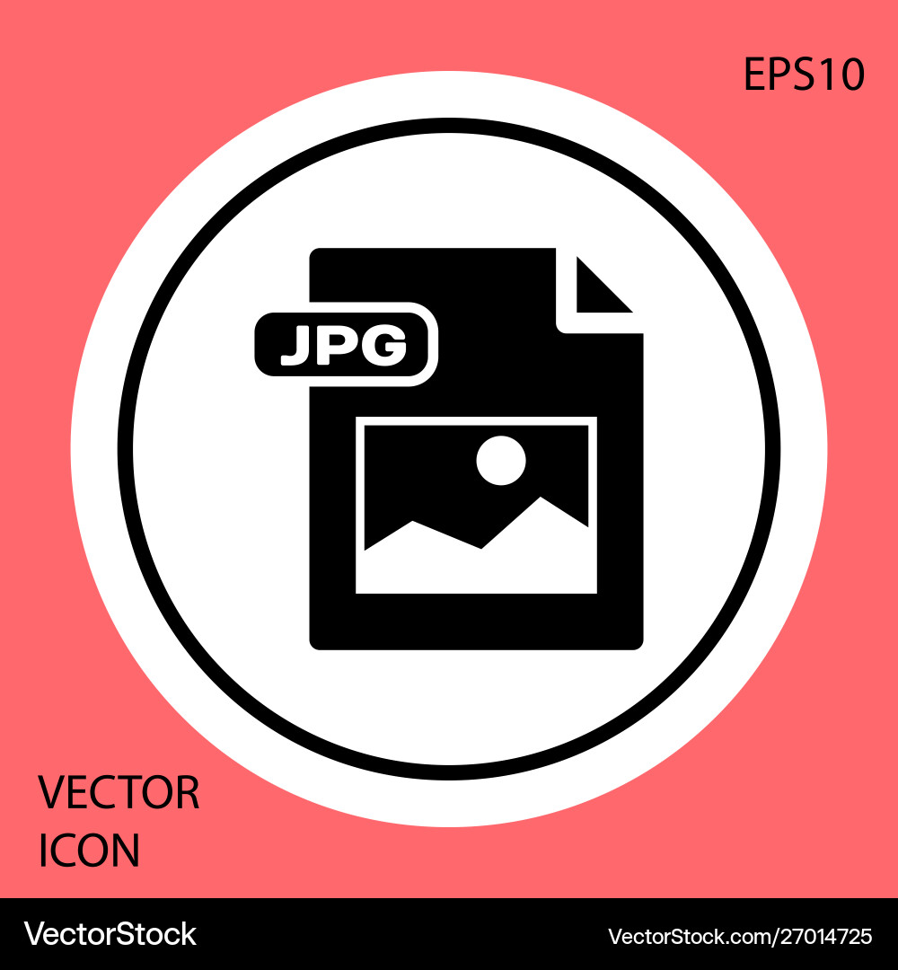 Black jpg file document download image button Black jpg file document download image button vector image