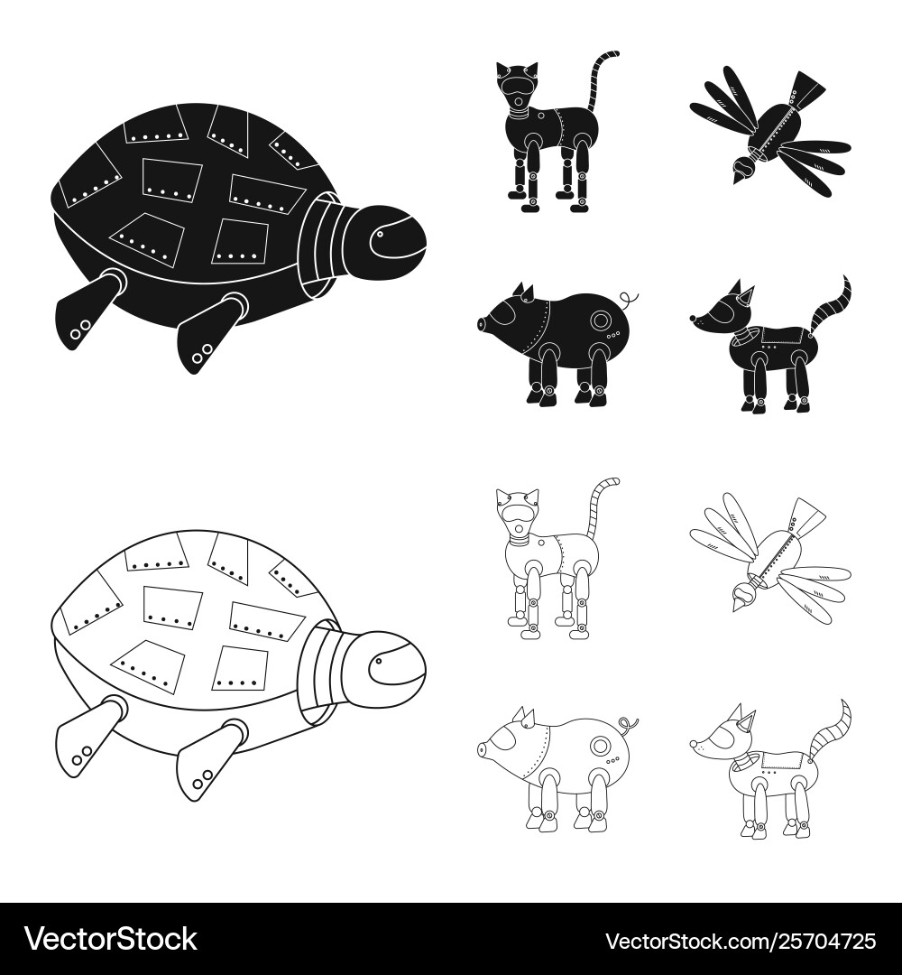 Design toy and science icon set Vector Image