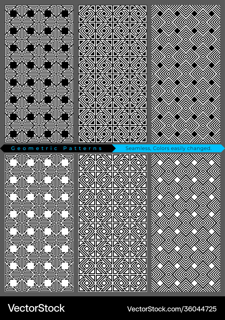 Geometric patterns Geometric patterns Vector Image