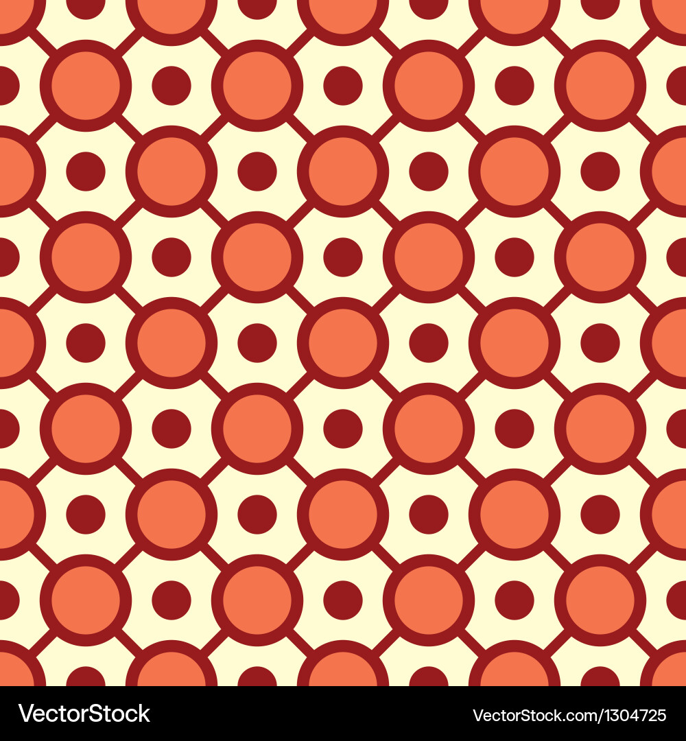 Retro Circle Pattern vector image