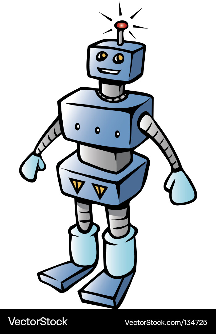 Robot vector image