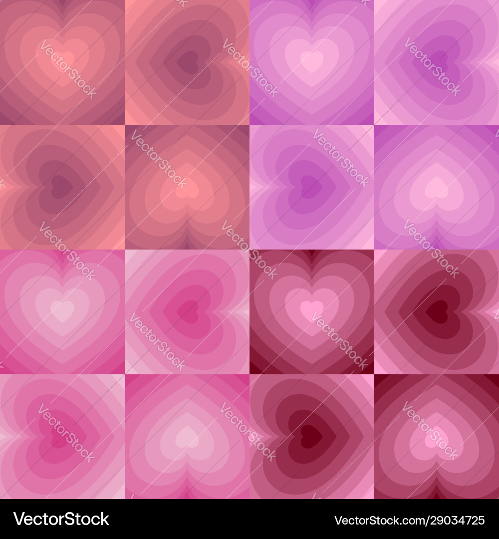 Seamless heart pattern image background Seamless heart pattern image background vector image