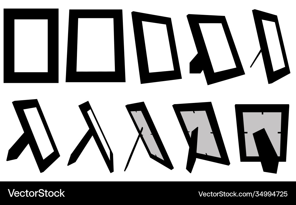 Set different photo frames Set different photo frames vector image