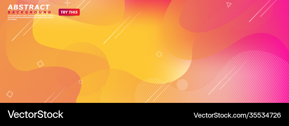Abstract colorful with dynamic liquid texture vector image
