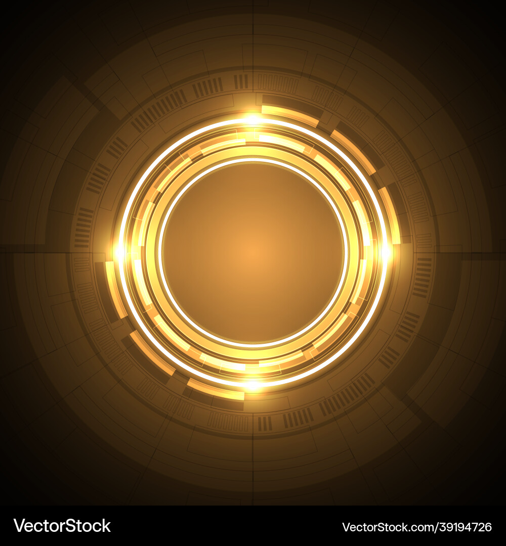 Abstract overlap circle digital background smart Abstract overlap circle digital background smart vector image