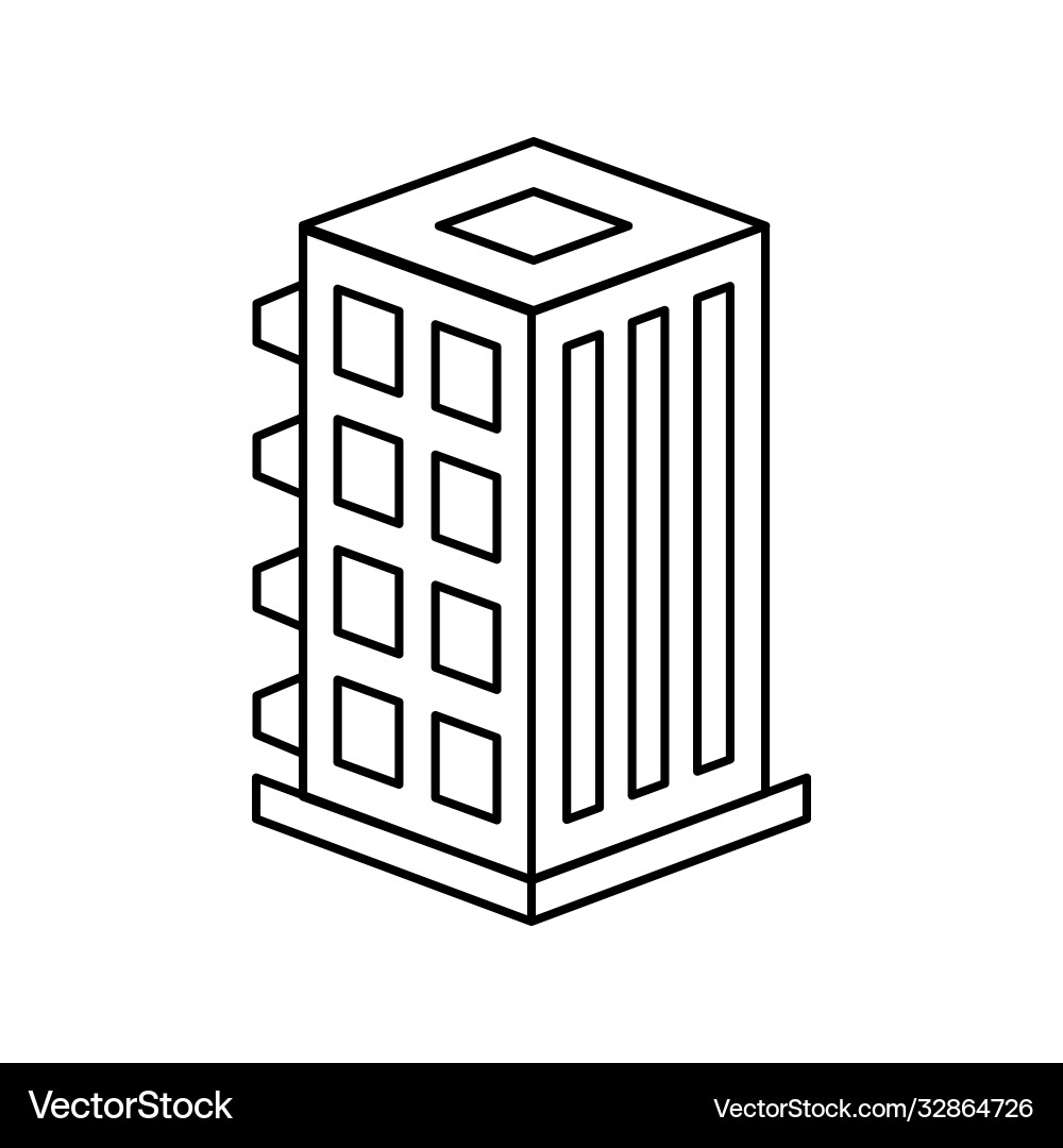 Building icon Vector Image