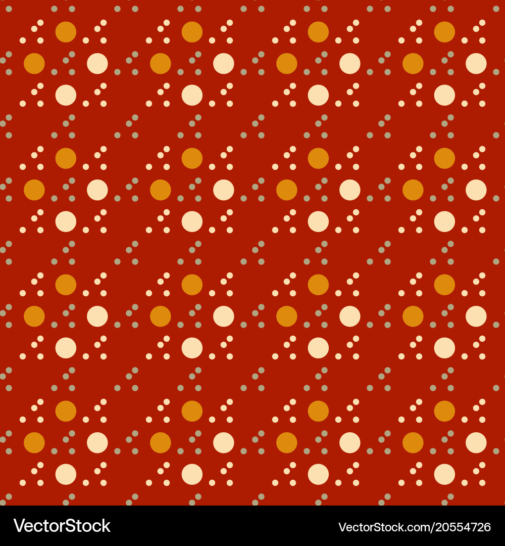 Circular uneven seamless pattern vector image