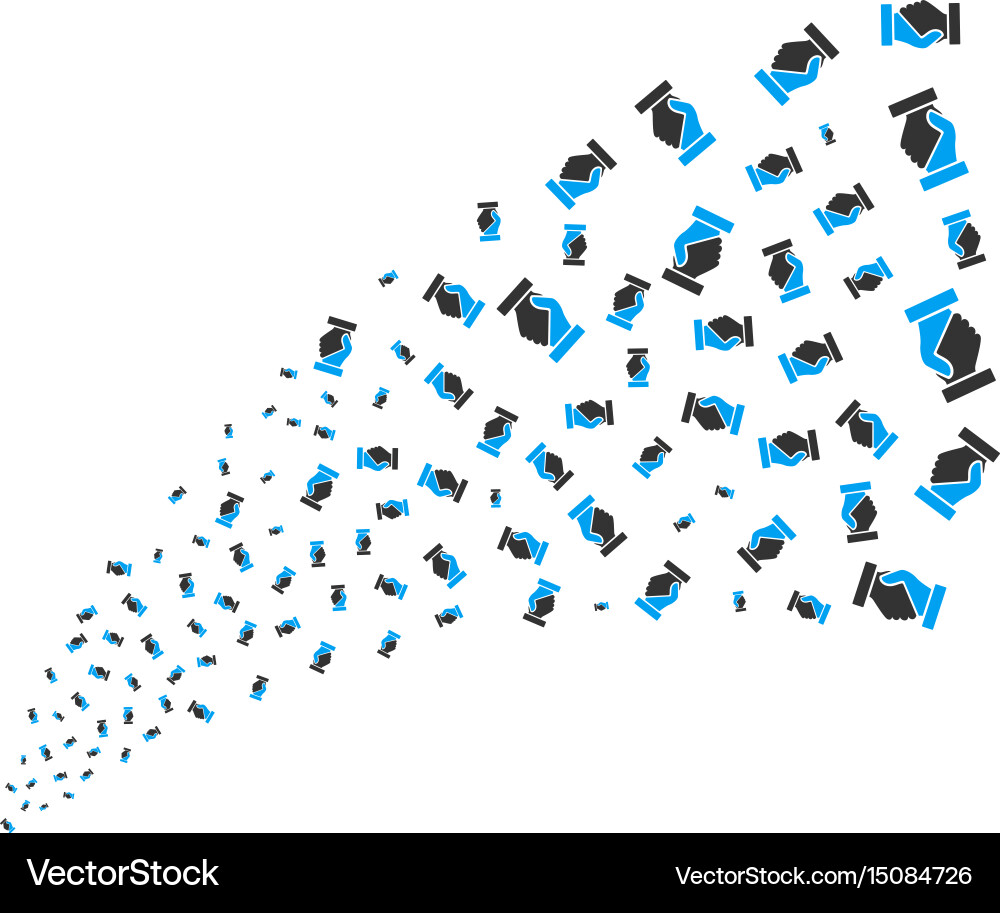 Handshake source stream vector image