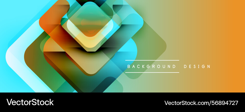 Abstract geometric shapes overlap creating Abstract geometric shapes overlap creating vector image