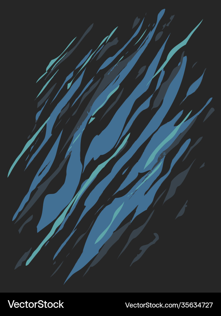 Abstract strokes with harmonious color vector image
