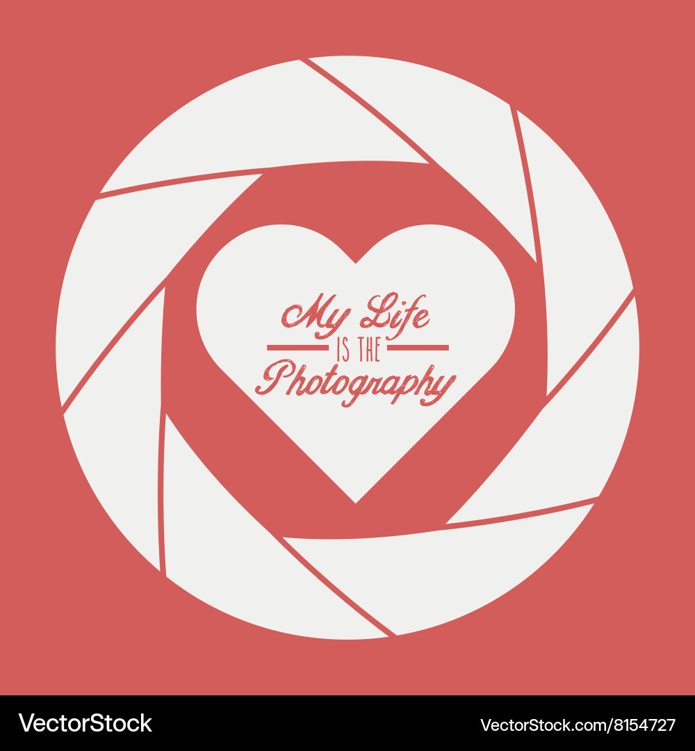 Camera shutter background Vector Image