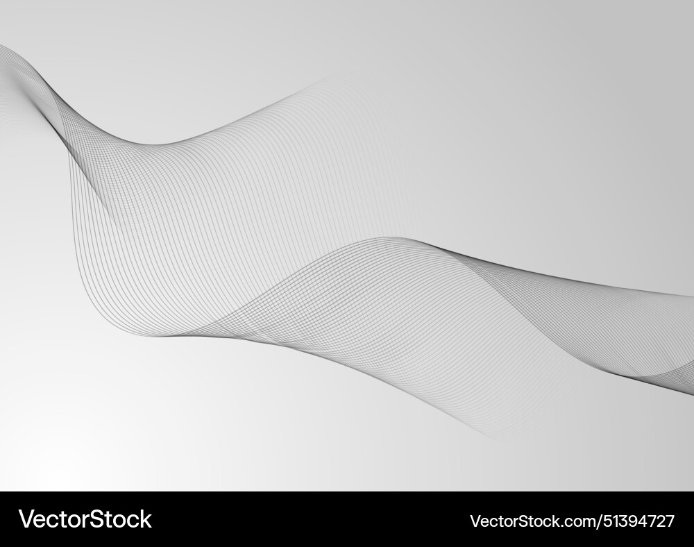 Minimal flowing lines background Vector Image