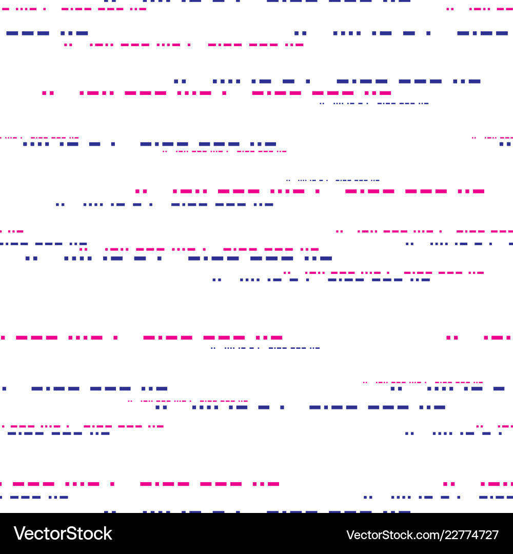 Morse code pattern vector image