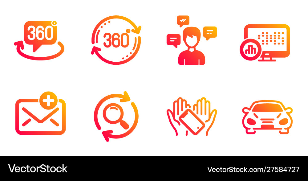 New mail full rotation and conversation messages New mail full rotation and conversation messages vector image