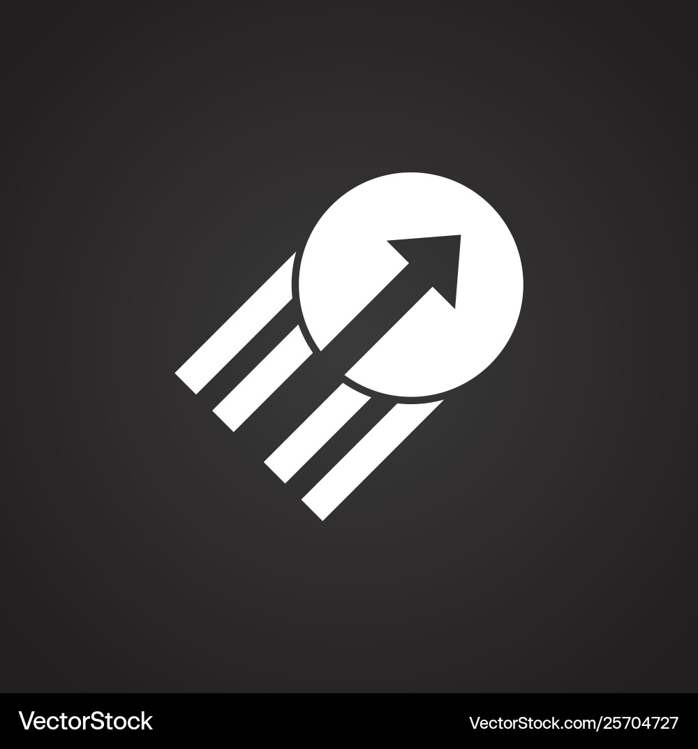 Performance icon on background for graphic and web Performance icon on background for graphic and web Vector Image