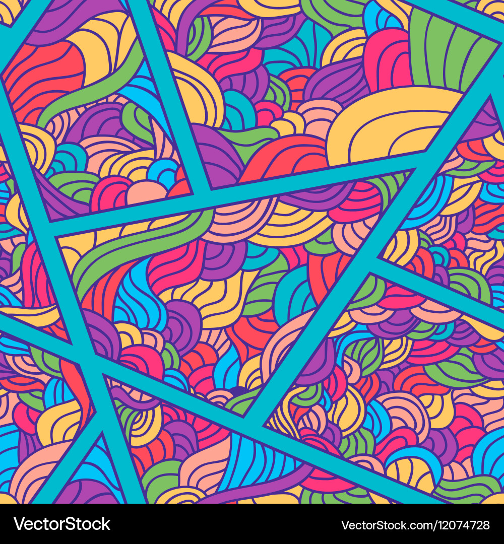 Abstract seamless patterns vector image