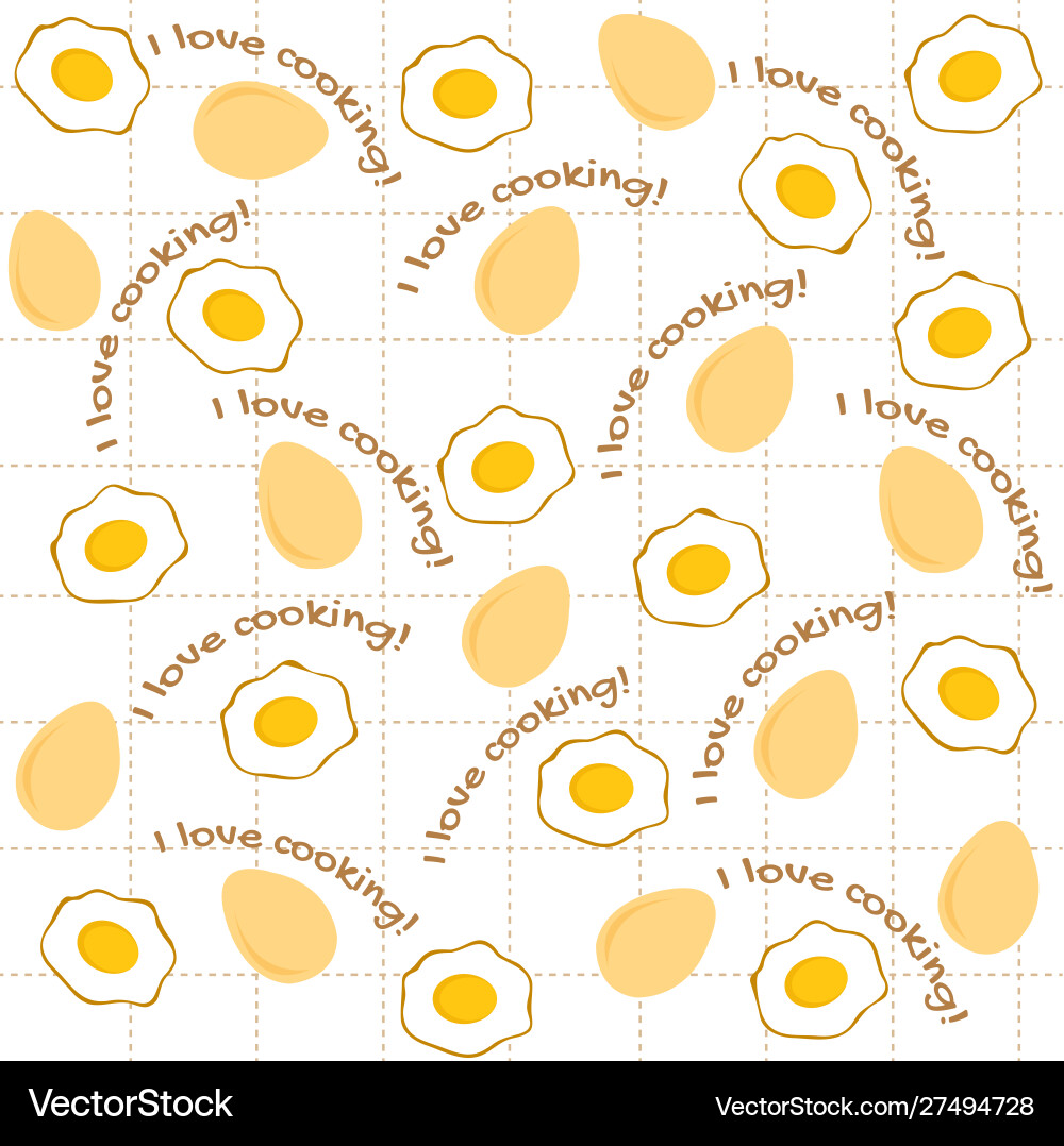 Eggs and letters on various patterned backgrounds Vector Image