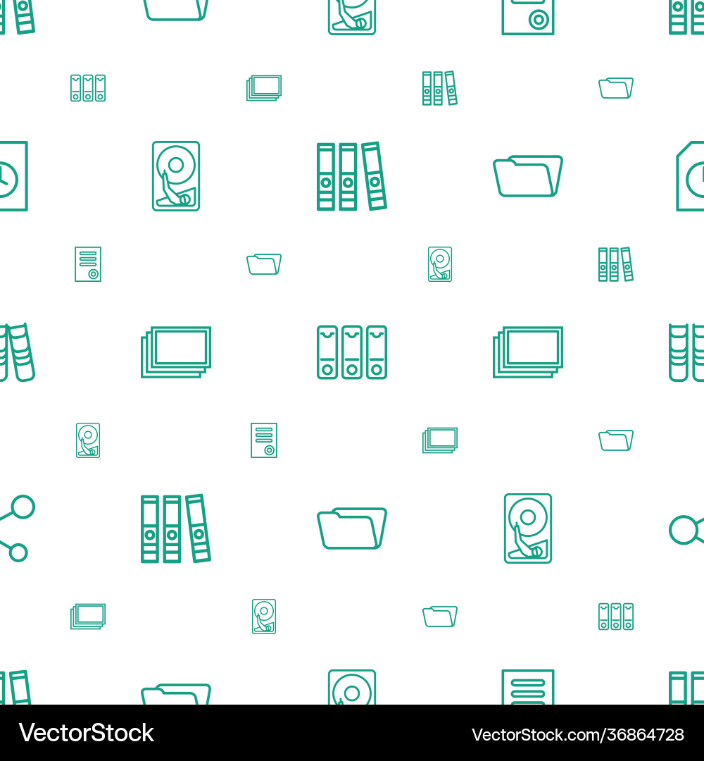 File icons pattern seamless white background Vector Image