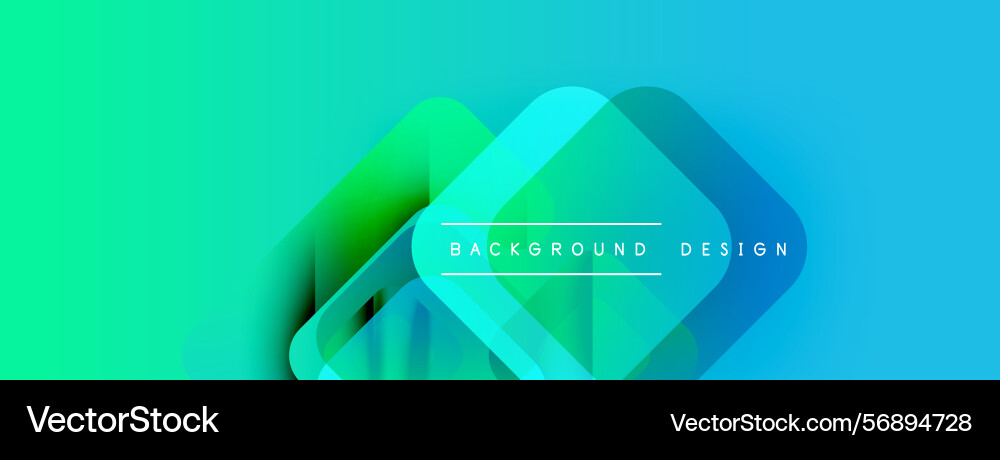 Gradient background features overlapping Vector Image