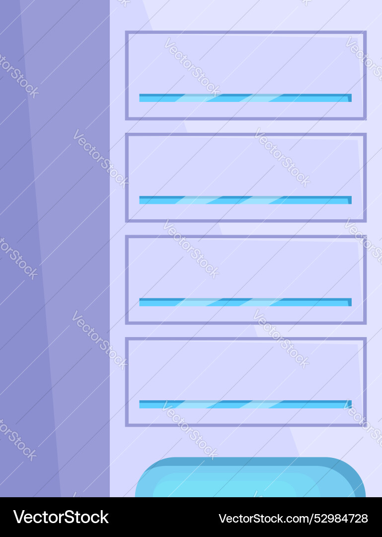 Modern data center server rack storing information Modern data center server rack storing information vector image