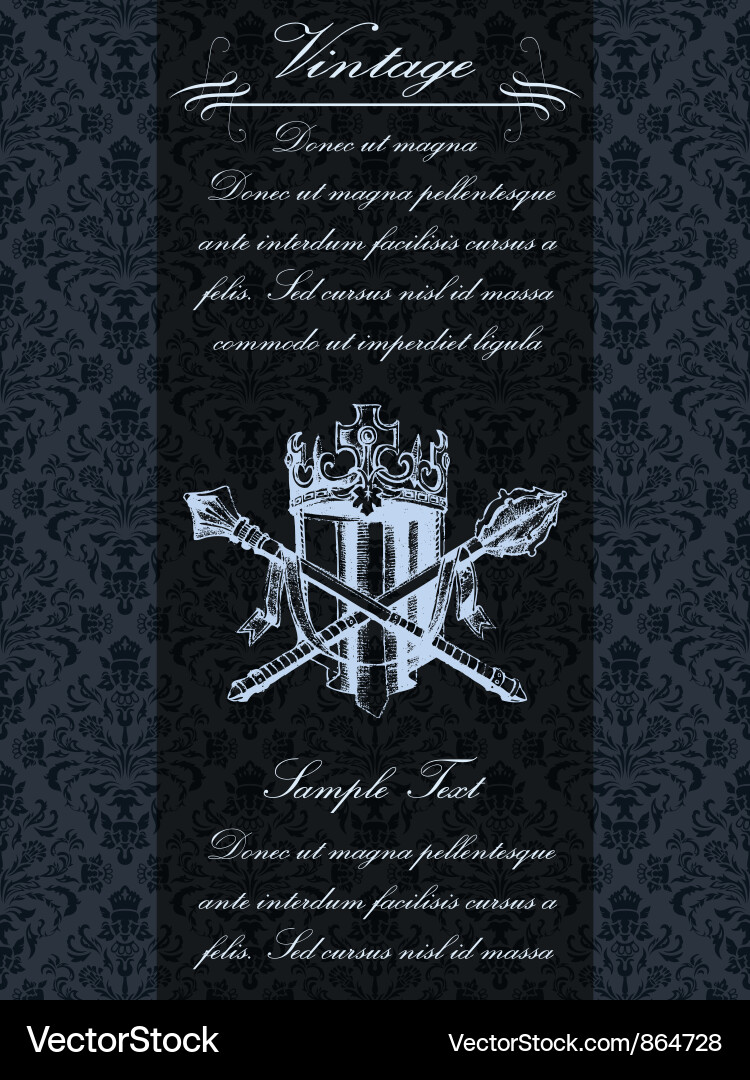 Vintage background Vector Image
