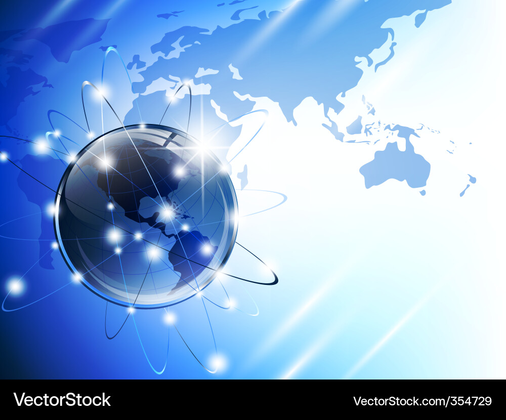 Global Network Connection vector image
