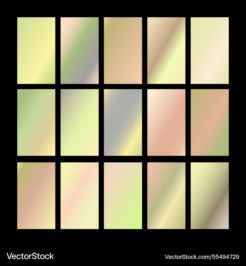 Mobile screen lock display collection of colorful Mobile screen lock display collection of colorful vector image