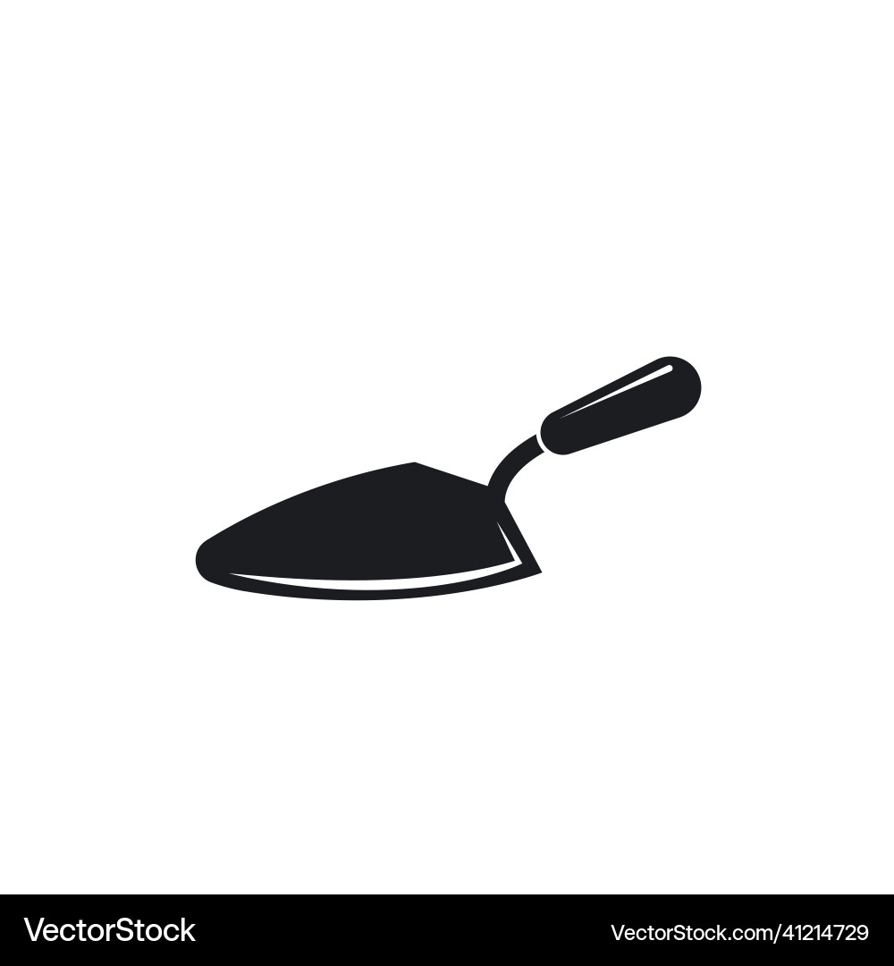 Trowel tool icon of architecture builder design Vector Image