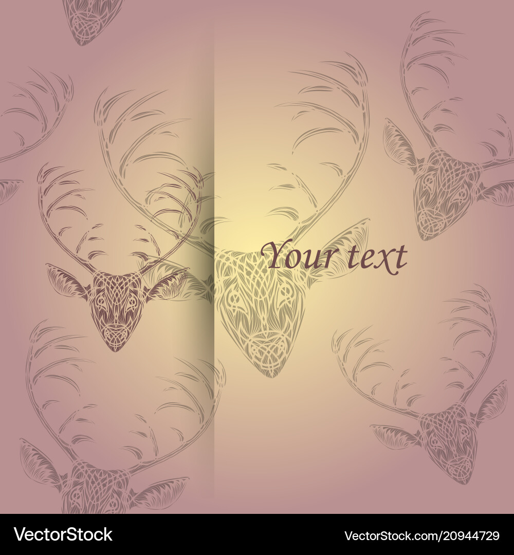 Vintage pattern on background for retro design Vintage pattern on background for retro design Vector Image