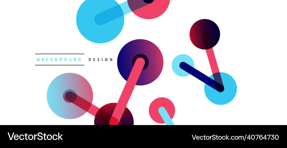 Abstract background round dots connected by lines Abstract background round dots connected by lines vector image