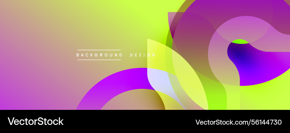 Abstract design overlapping shapes create vibrant Abstract design overlapping shapes create vibrant vector image