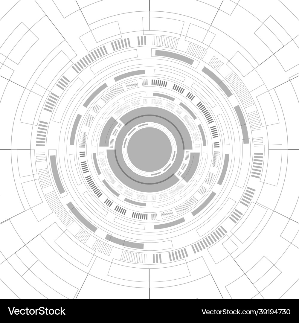 Abstract overlap circle digital background smart Abstract overlap circle digital background smart vector image