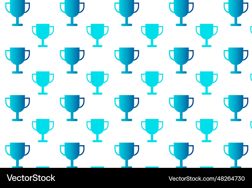 Abstract trophy pattern background Vector Image
