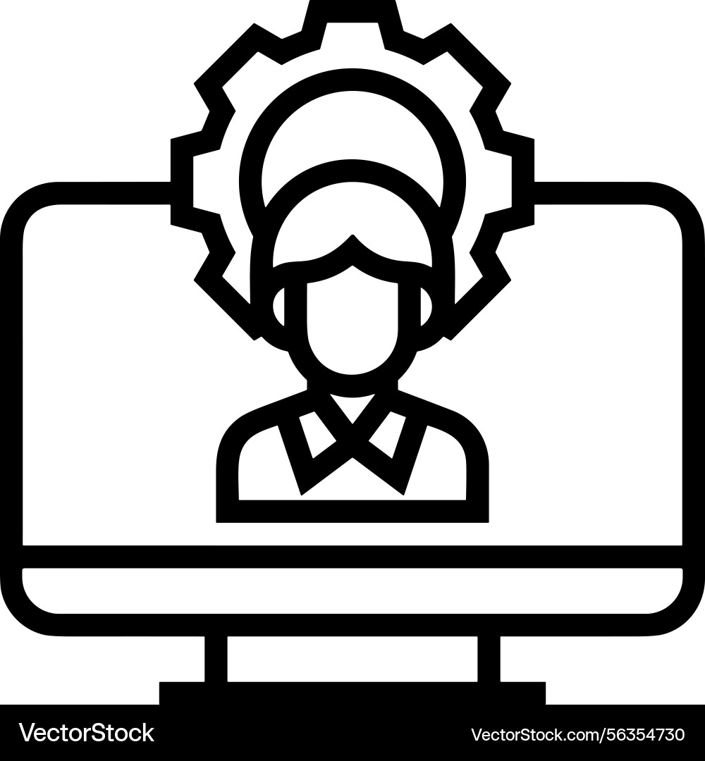 Computer icon symbol image Computer icon symbol image vector image