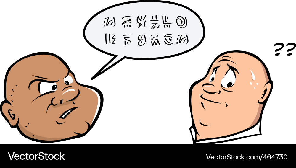 Different language vector image