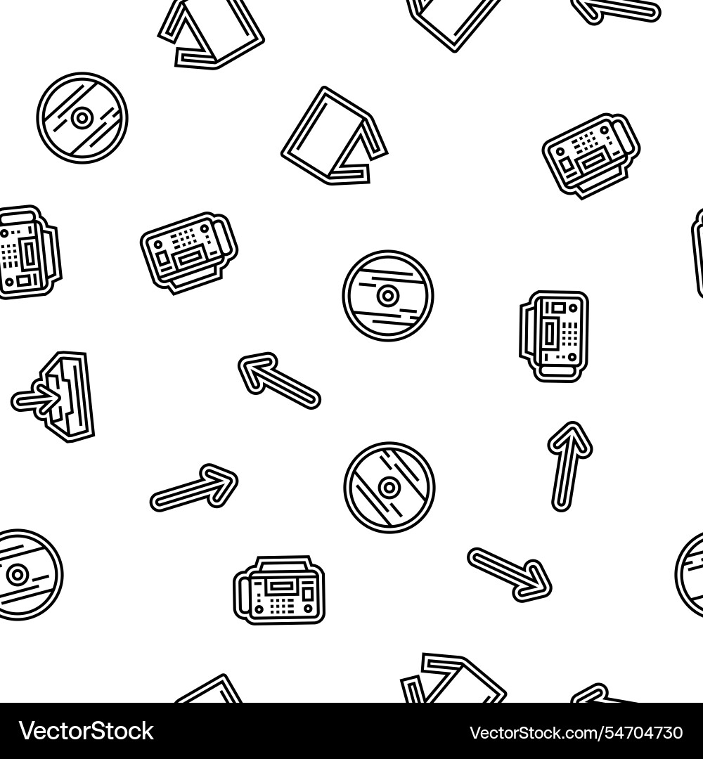 Download file computer data seamless pattern Download file computer data seamless pattern vector image