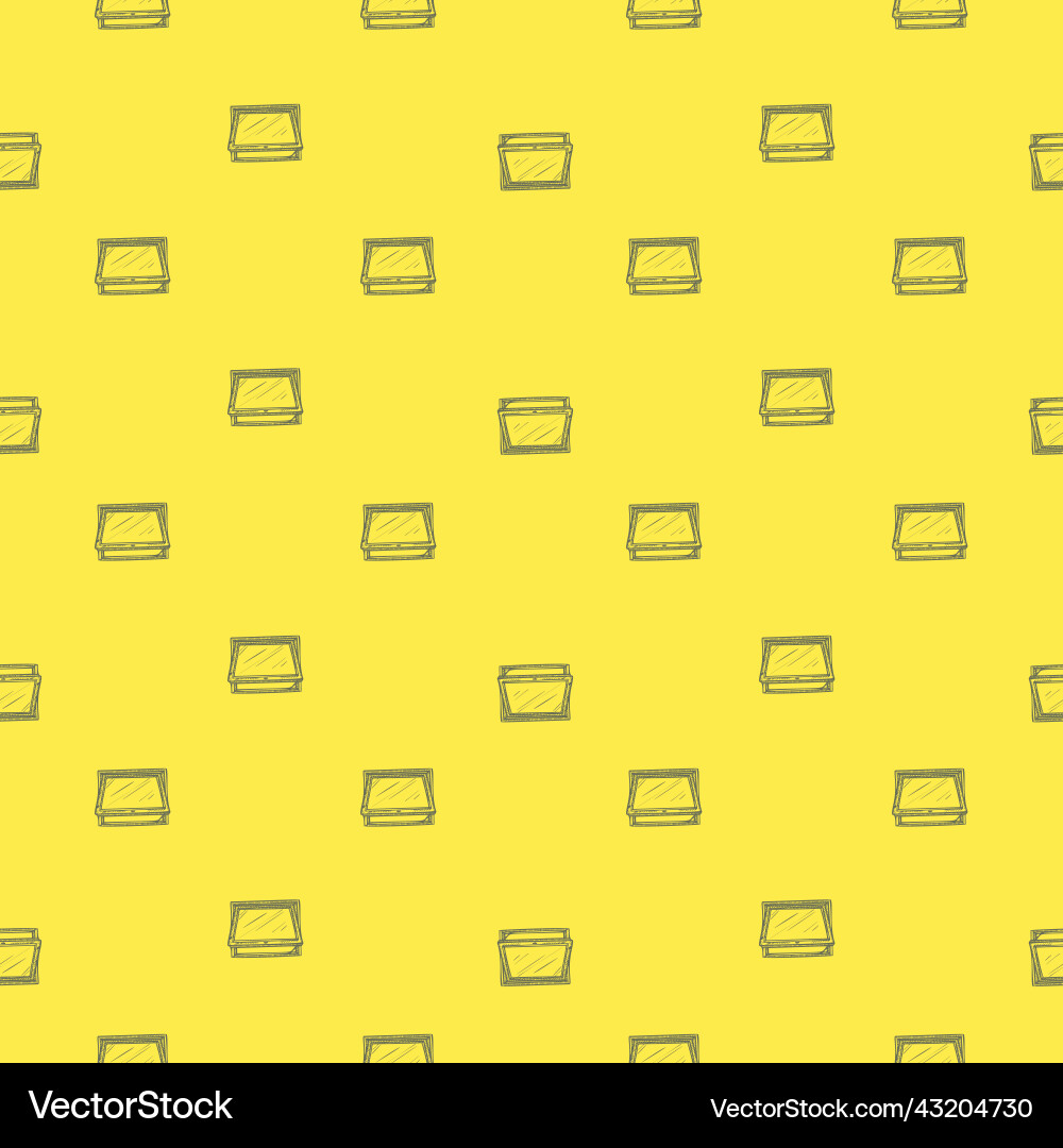 Opened window lean forward seamless pattern retro Opened window lean forward seamless pattern retro Vector Image