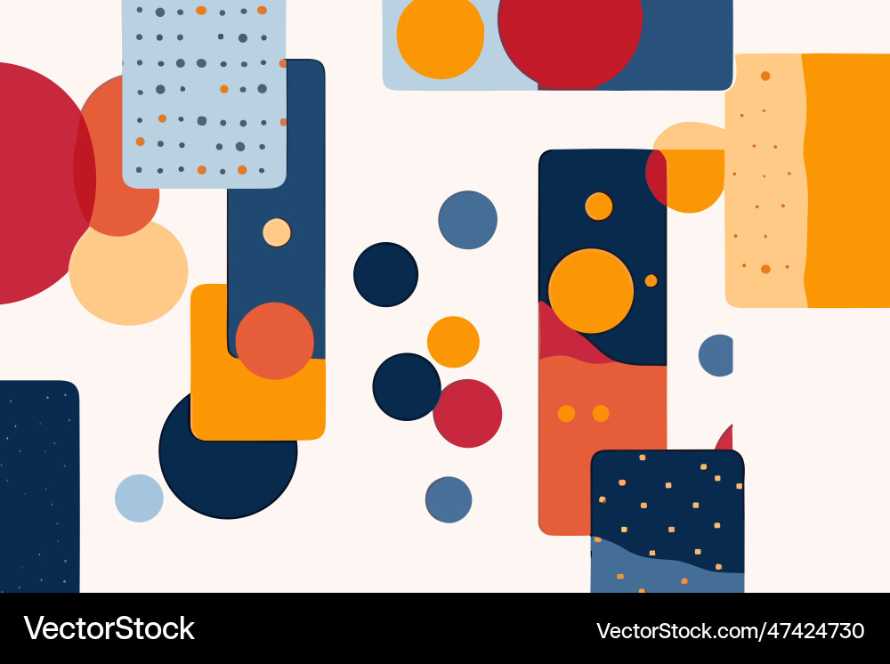 Pattern with abstract shapes Pattern with abstract shapes vector image