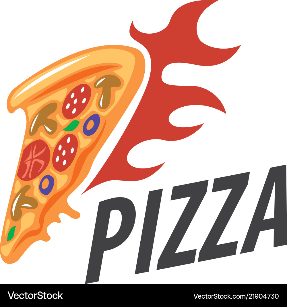 Pizza logo (21904730) – Royalty-Free Vector | VectorStock