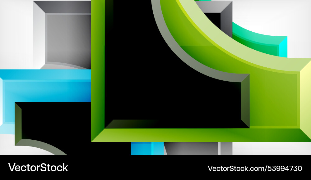 Square arrow shapes with round elements Square arrow shapes with round elements Vector Image