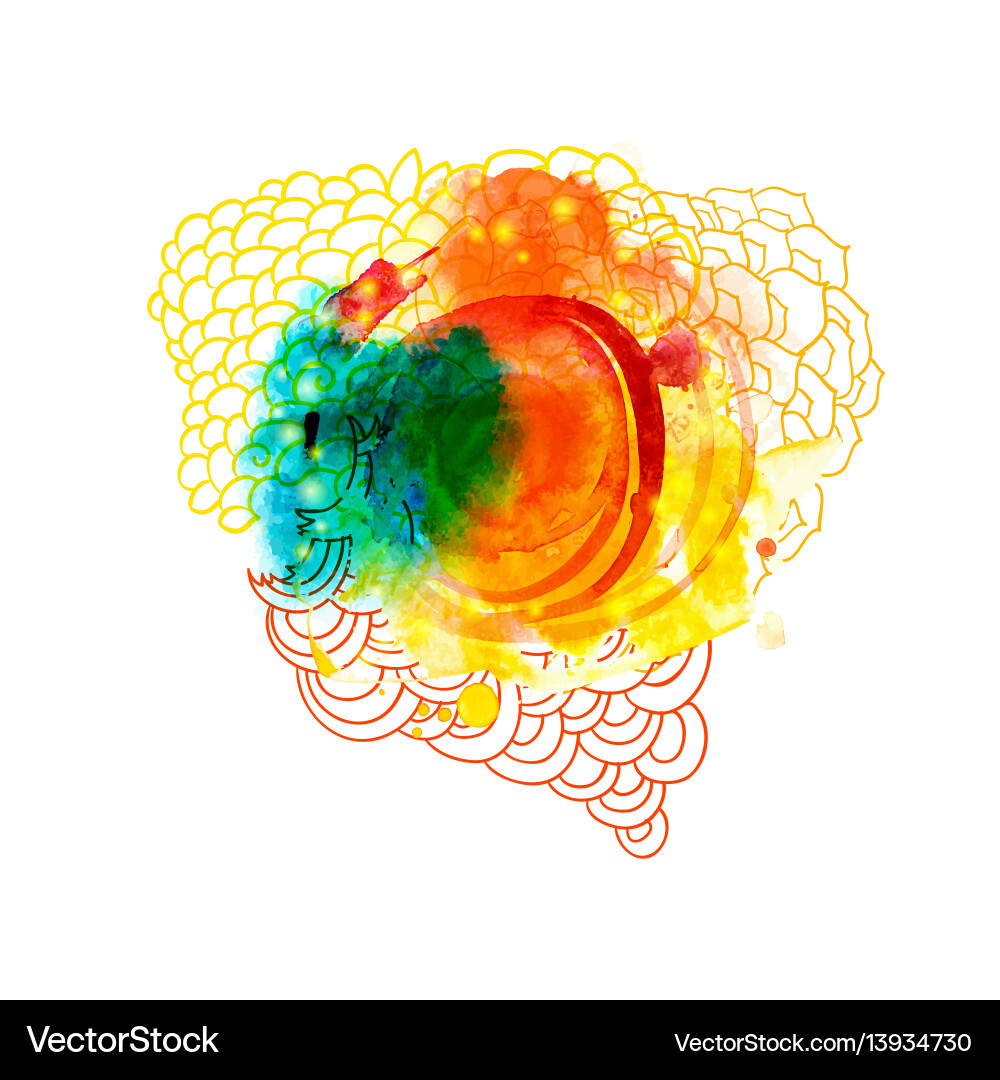Sunny blob artistic background Sunny blob artistic background Vector Image