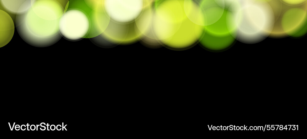 Abstract color shining bokeh isolated Vector Image