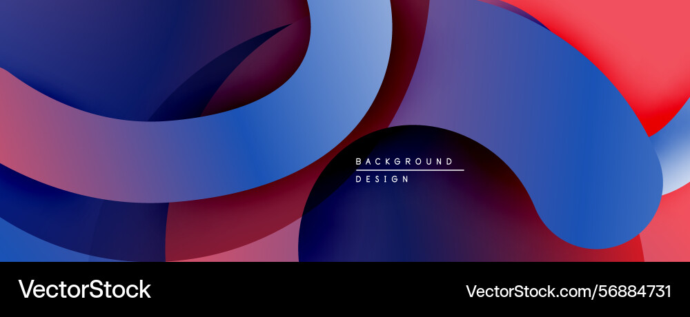 Abstract fluid shapes overlap gradient colors Abstract fluid shapes overlap gradient colors vector image