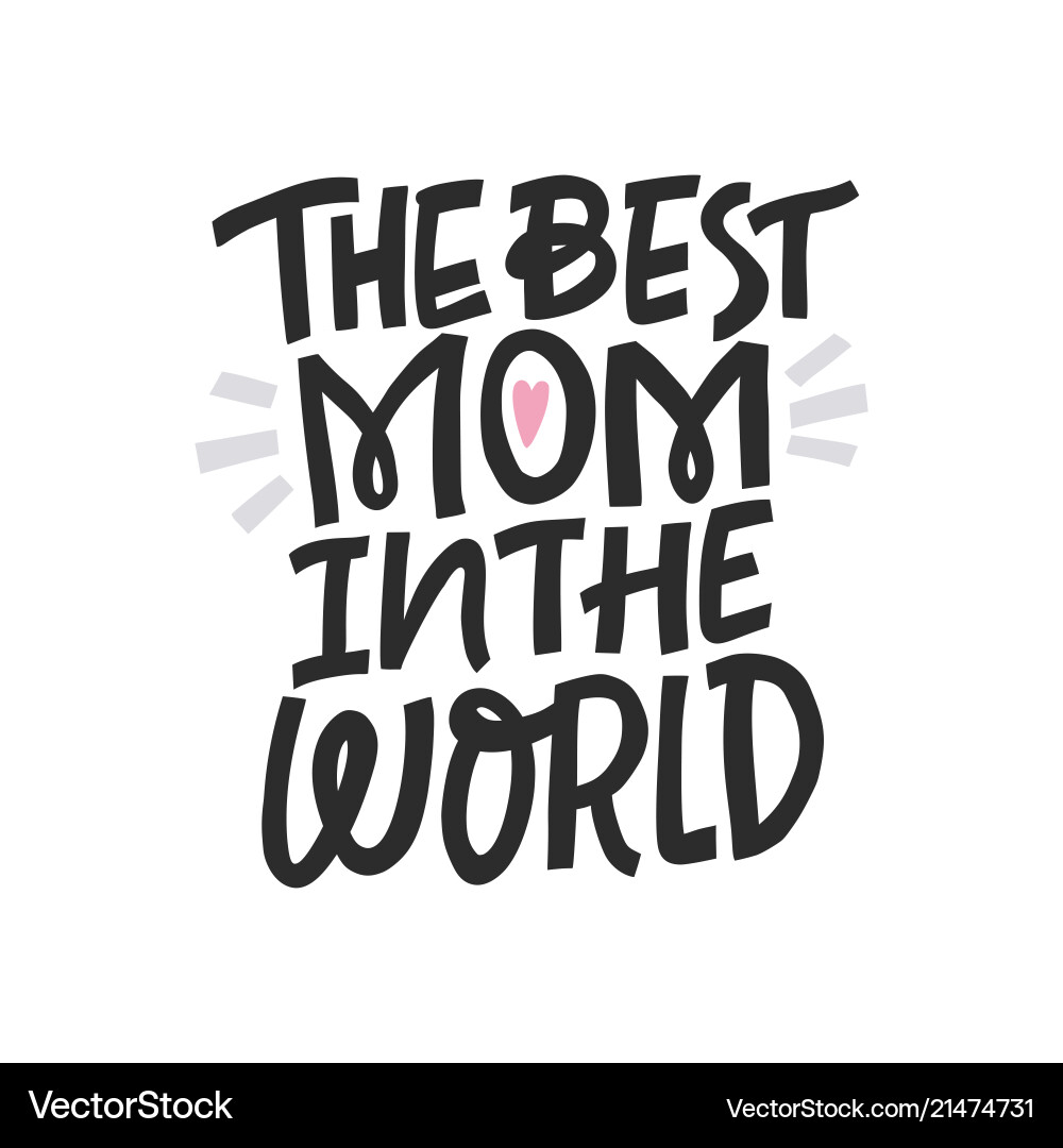Happy Mother's Day Card Vector Image
