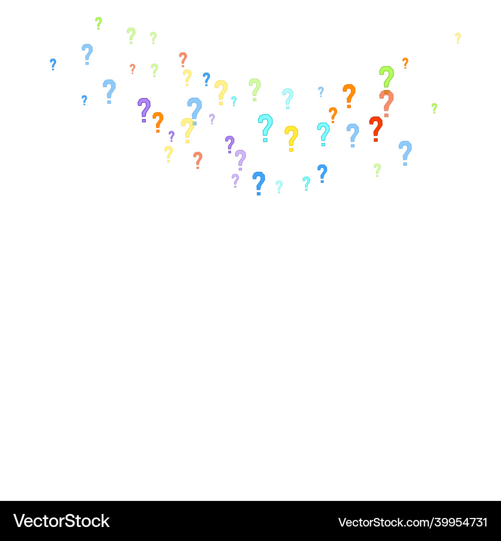 Question marks quiz doubt survey faq public poll Question marks quiz doubt survey faq public poll Vector Image