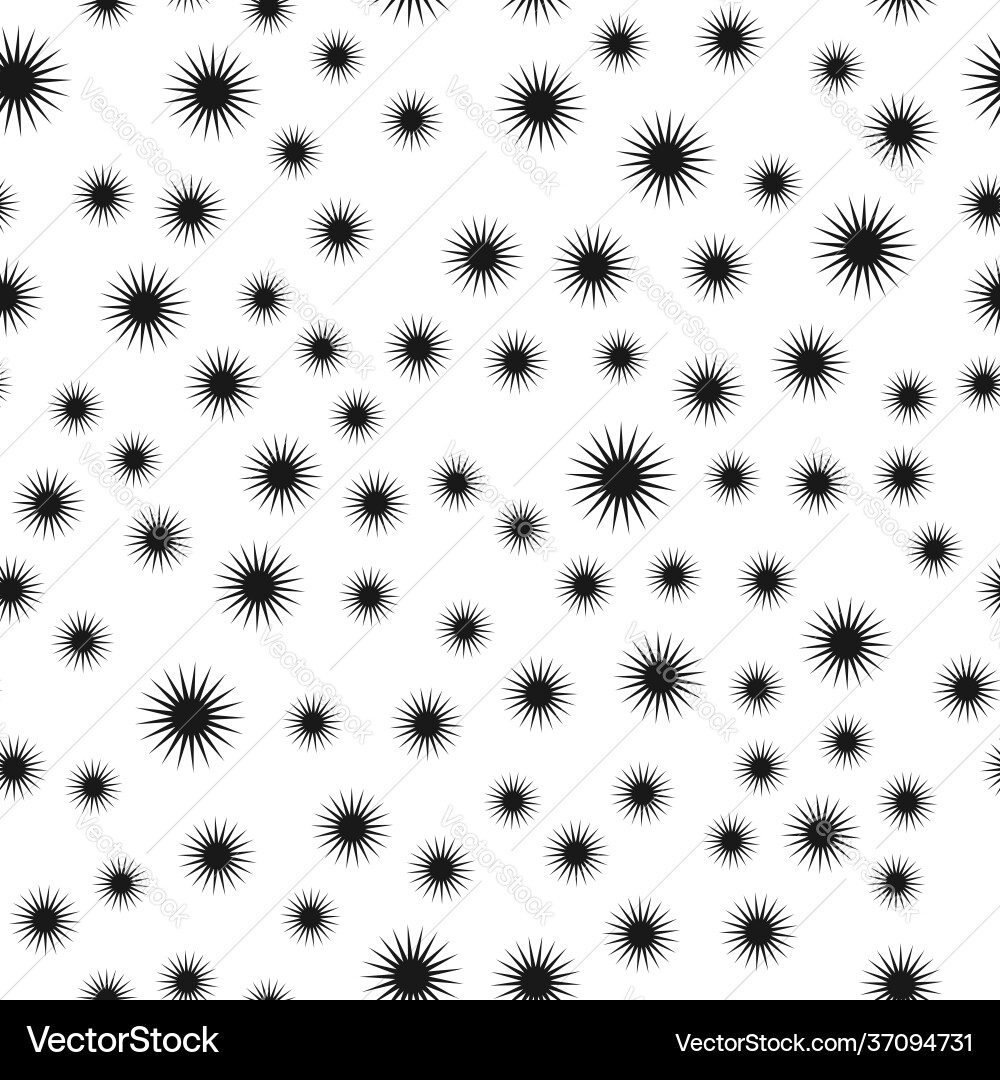 Random star shape pattern background seamlessly Random star shape pattern background seamlessly vector image