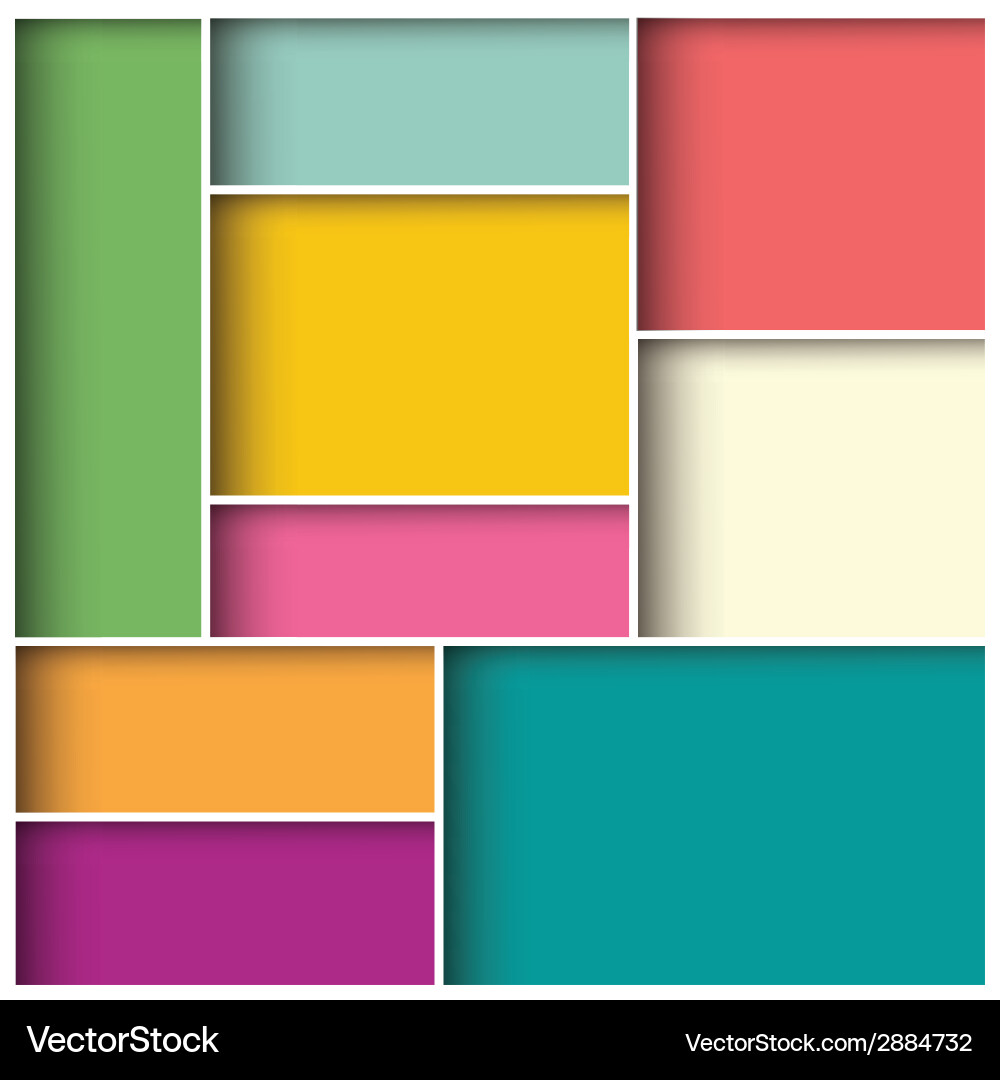 Abstract geometric colorful background pattern vector image