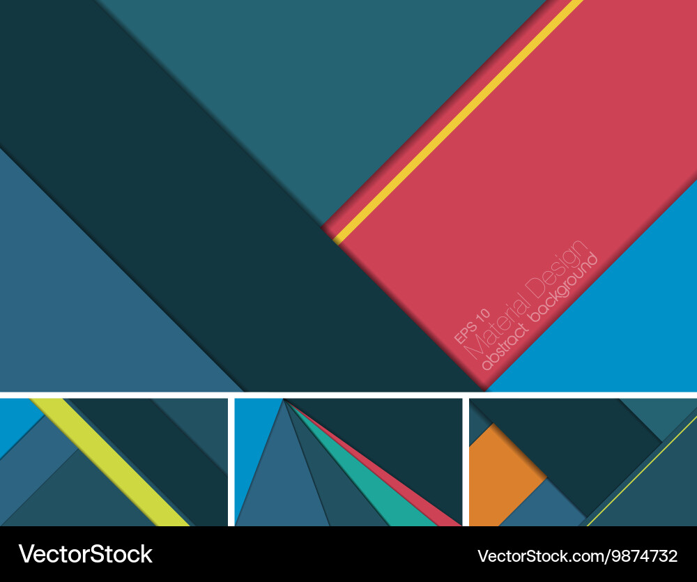 Material design abstract background Vector Image