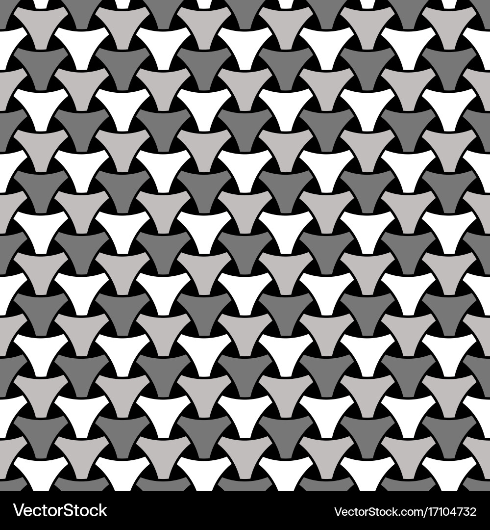 Seamless weaving triangle squama surface pattern Vector Image