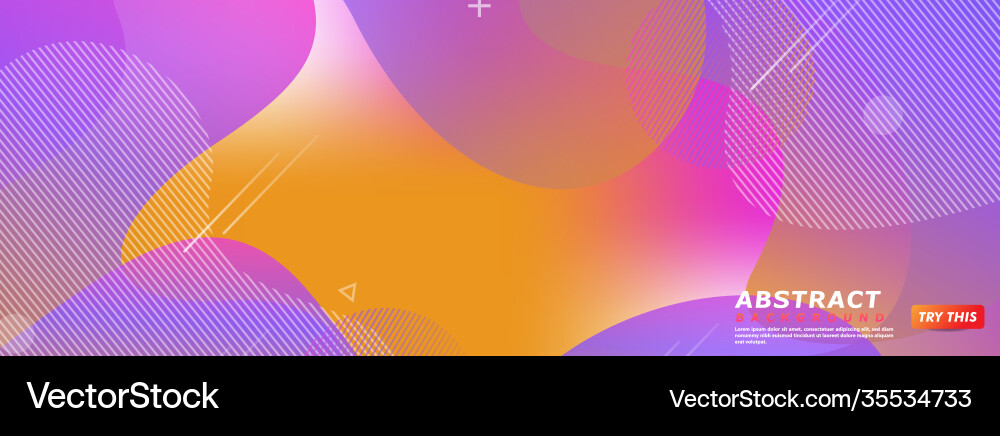 Abstract colorful with dynamic liquid texture vector image